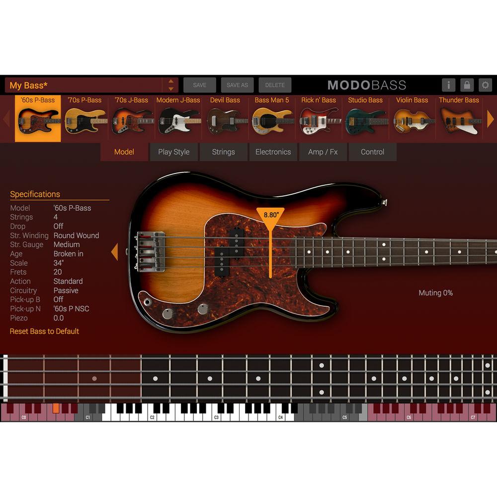 IK Multimedia MODO BASS - Electric Bass Virtual Instrument