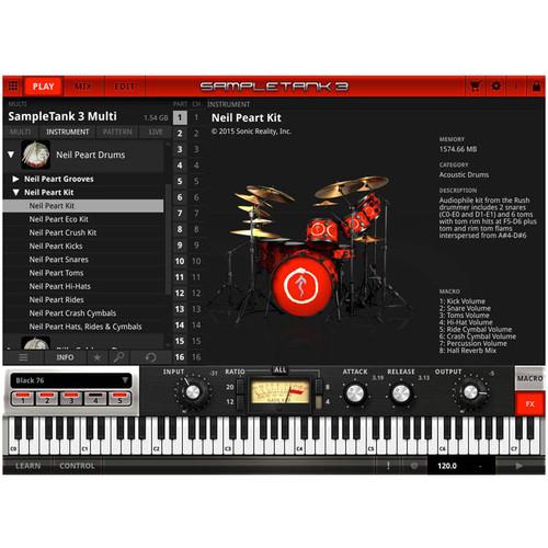 IK Multimedia SampleTank MAX - Sample-Based Virtual Instrument Bundle