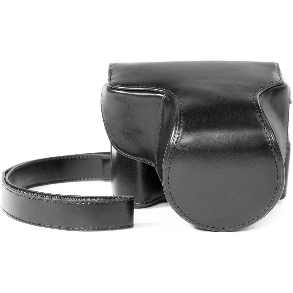 MegaGear Ever Ready PU Leather Camera Case with Strap for Canon PowerShot G3 X