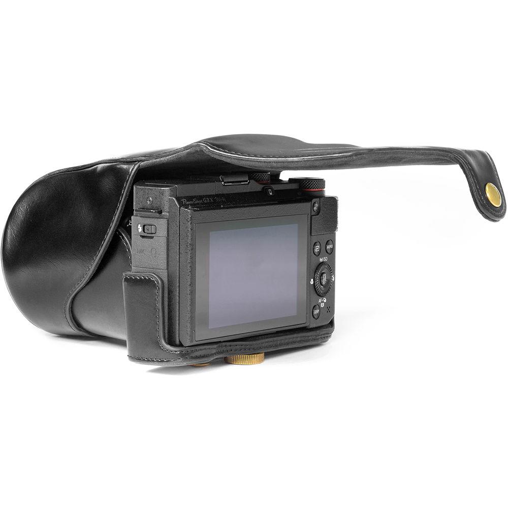 MegaGear Ever Ready PU Leather Camera Case with Strap for Canon PowerShot G3 X