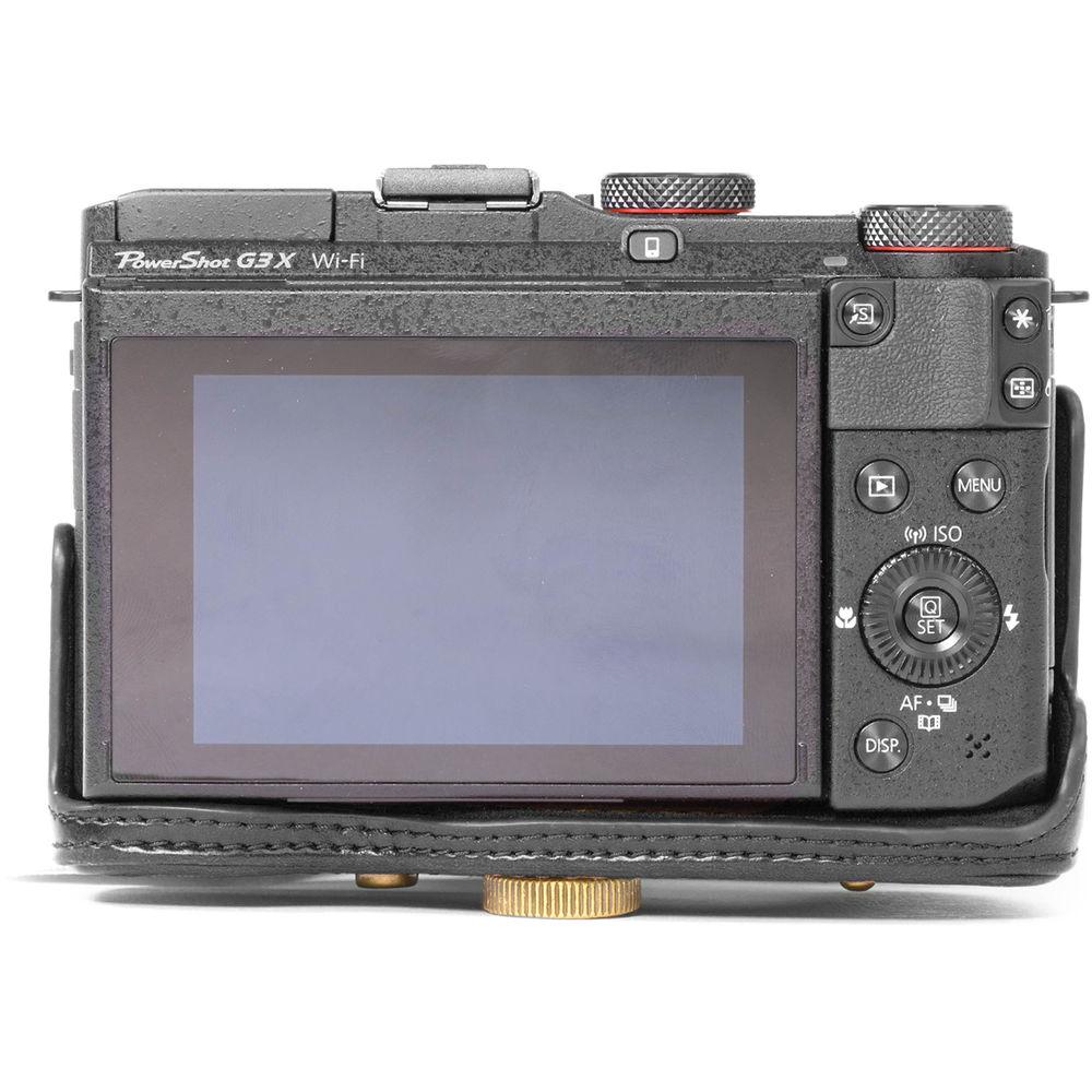 MegaGear Ever Ready PU Leather Camera Case with Strap for Canon PowerShot G3 X
