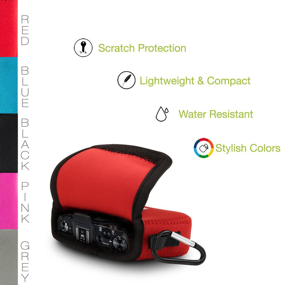MegaGear Ultra-Light Neoprene Camera Case for Canon PowerShot G5X