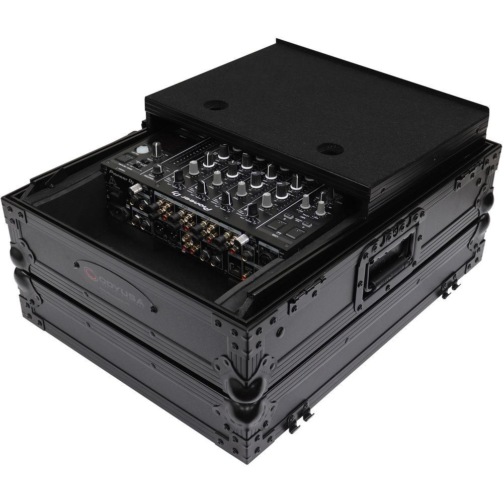 Odyssey Innovative Designs Universal 12" Format DJ Mixer Case with Extra Deep Rear Cable Space
