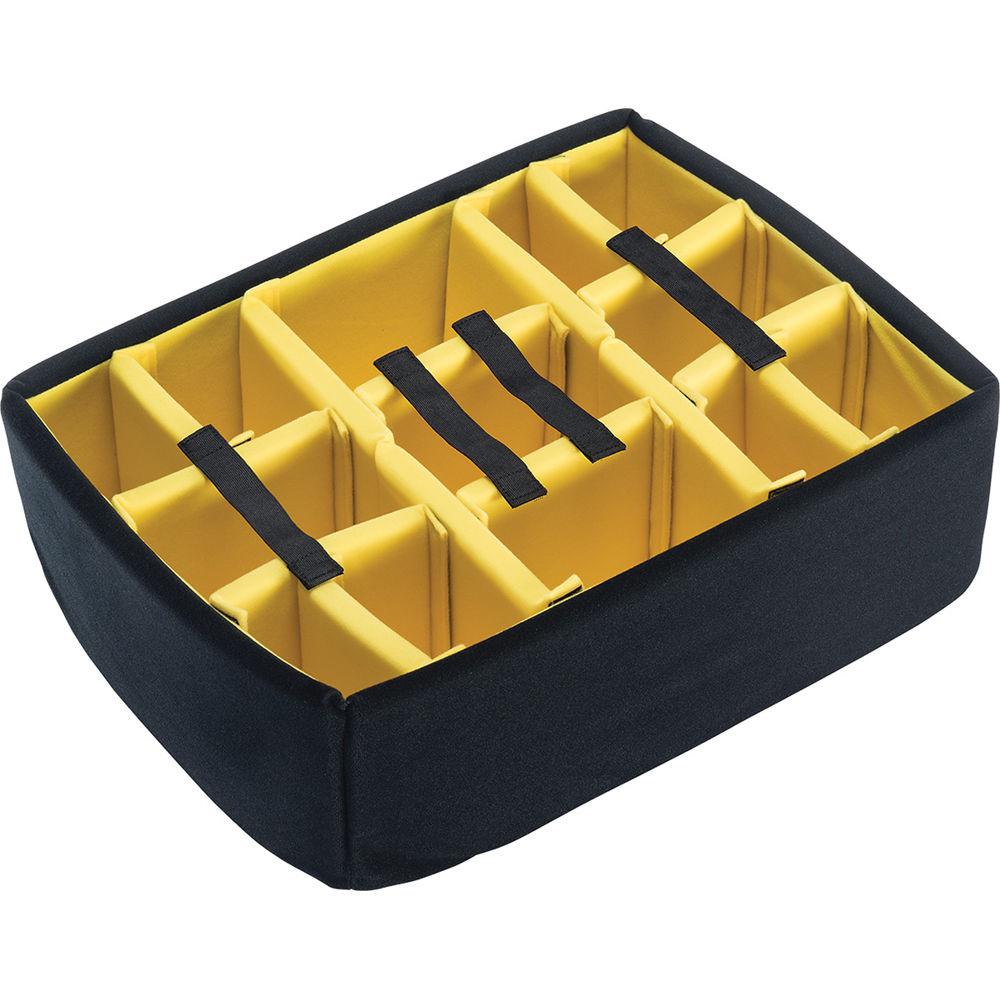 Pelican 1564 for the Waterproof 1564 Case with Yellow and Black Divider Set