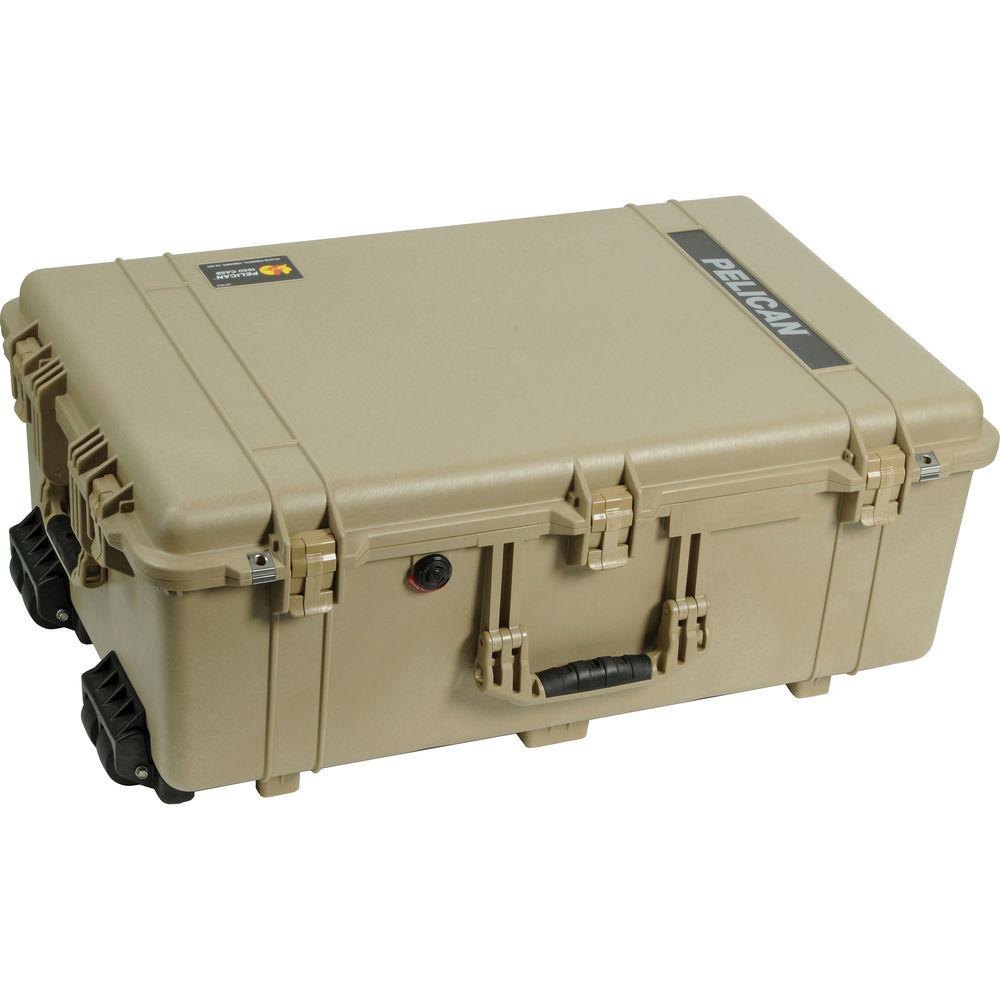 Pelican 1654 Waterproof 1650 Case with Yellow and Black Divider Set