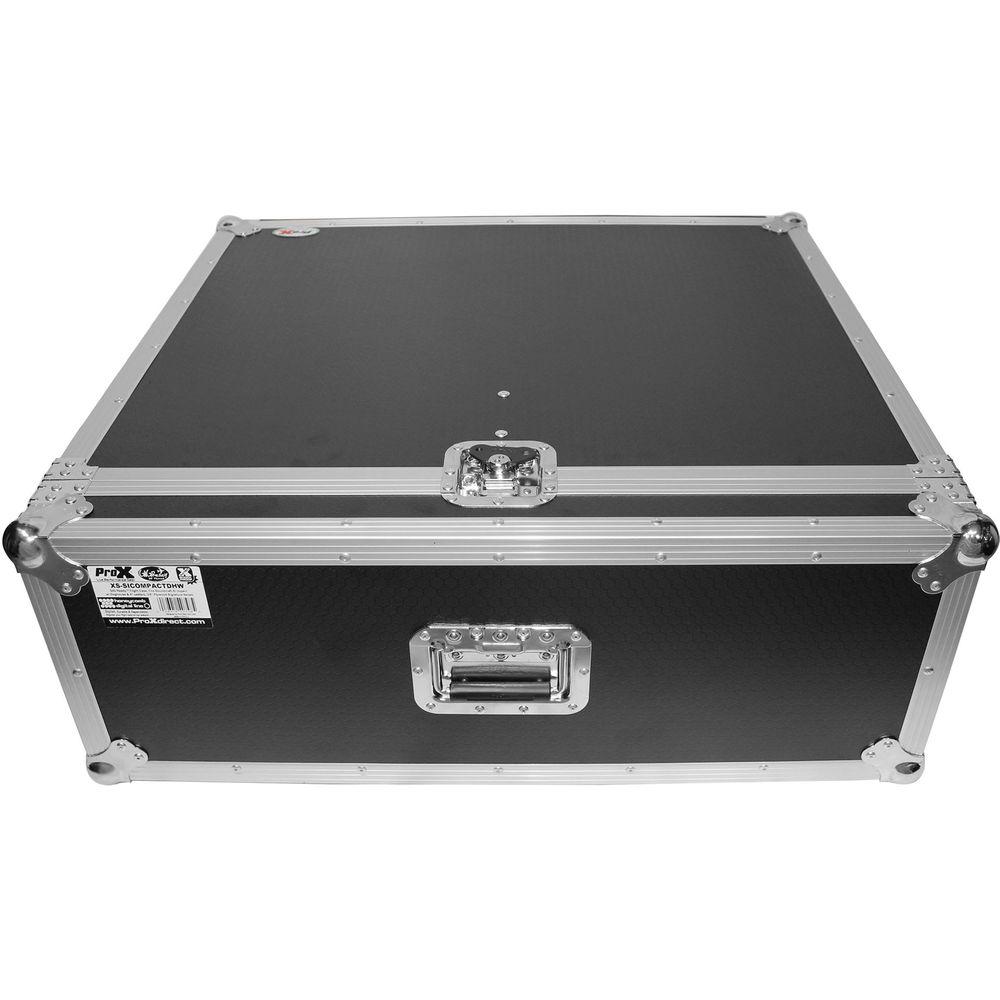 ProX XS-SI-IMPACTDHW Mixing Case for Soundcraft Si Impact Digital Mixer with Doghouse and 4" Wheels