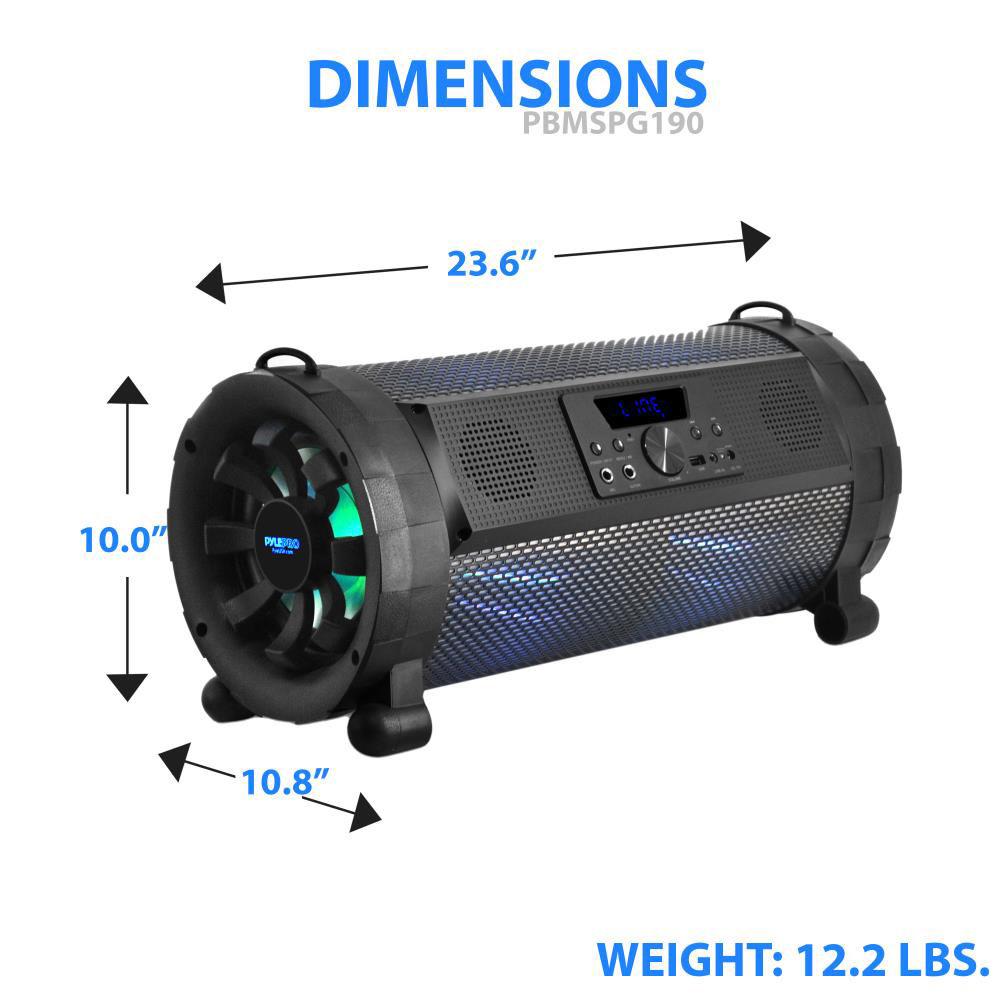 Pyle Pro Street Blaster Bluetooth Boom-Box Wireless Speaker System