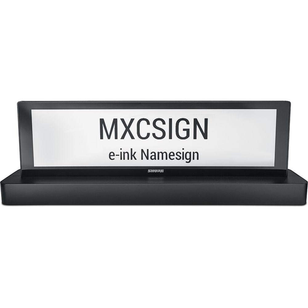 Shure MXCSIGN Dual-Side e-Paper Information Display
