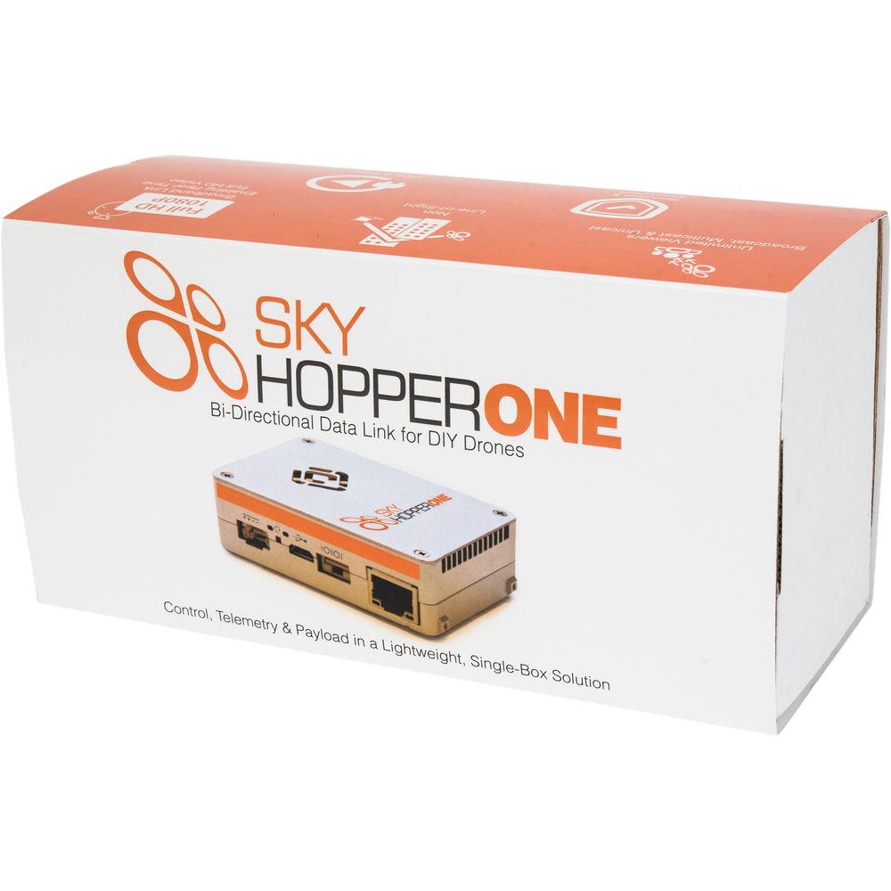 SkyHopper ONE Wireless Radio for UAV Drone with Data Link, 1080p HD Video, Control, and Telemetry