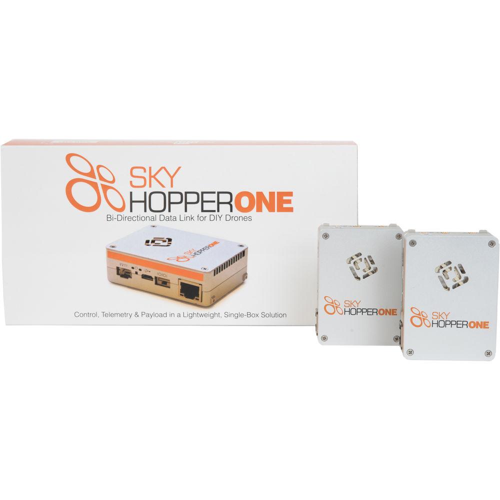 SkyHopper ONE Wireless Radio for UAV Drone with Data Link, 1080p HD Video, Control, and Telemetry