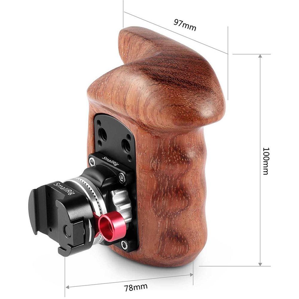 SmallRig Wooden Handgrip with NATO Clamp