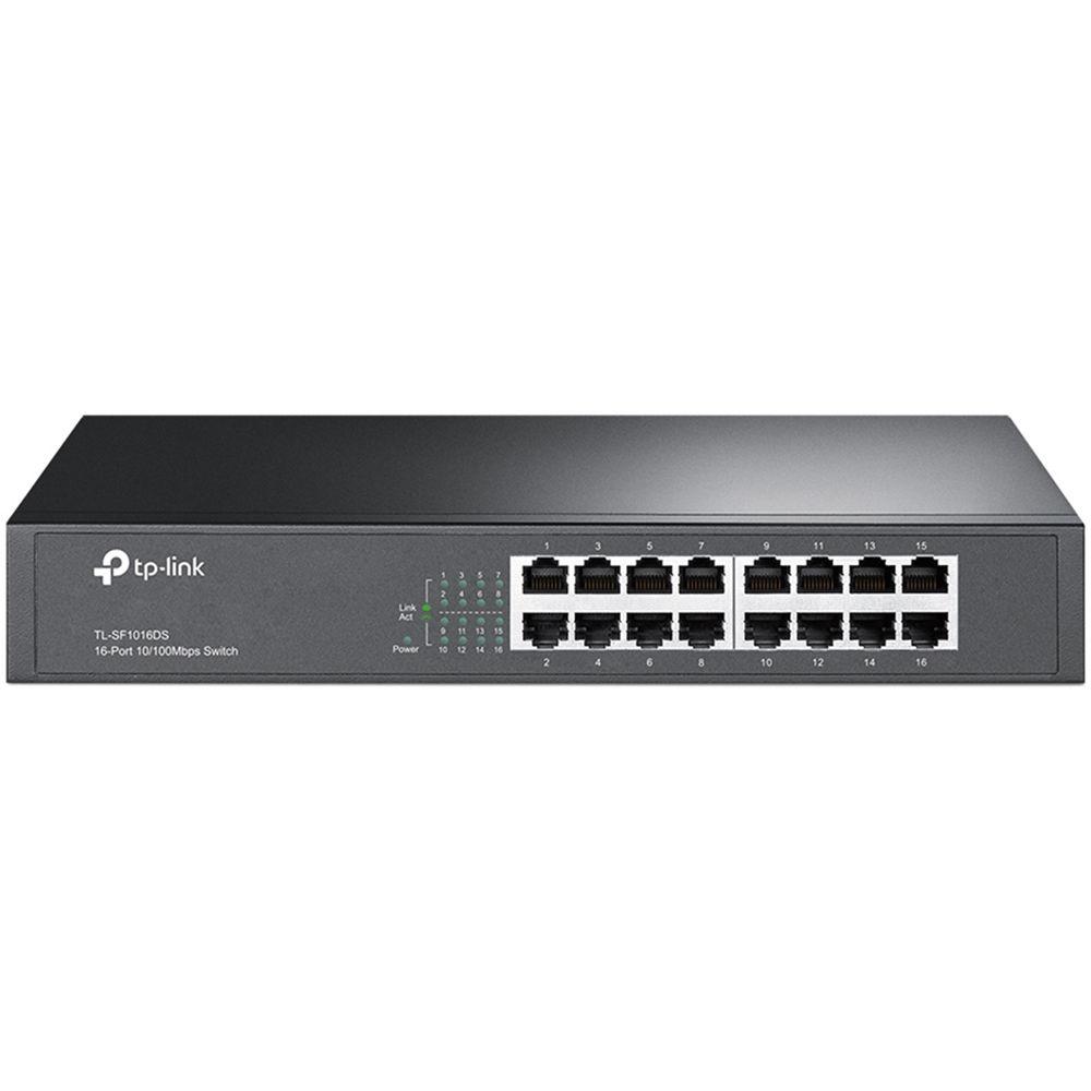TP-Link 16-Port 10 100 Mb s Desktop Rackmount Switch
