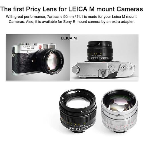 7artisans Photoelectric 50mm f 1.1 Lens for Leica M, 7artisans, Photoelectric, 50mm, f, 1.1, Lens, Leica, M