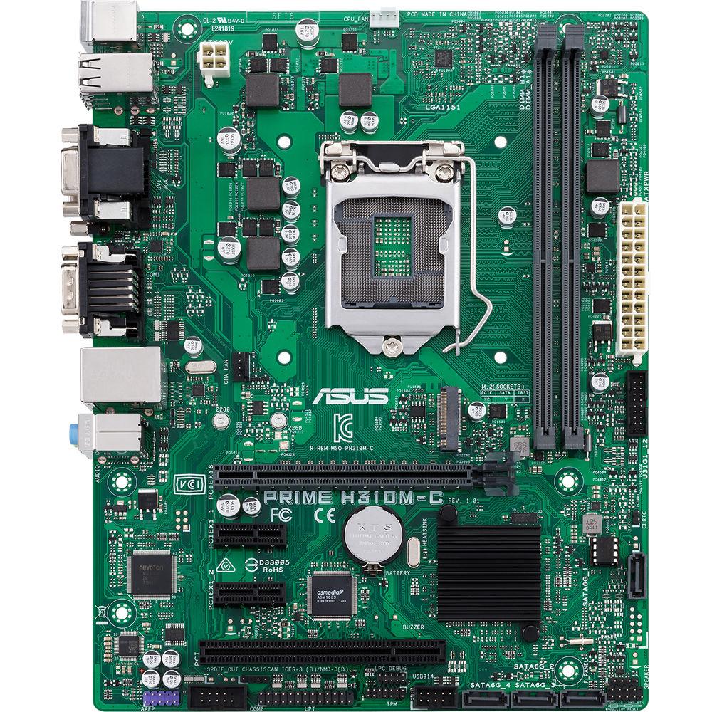 ASUS Prime H310M-C CSM LGA 1151 Micro-ATX Motherboard