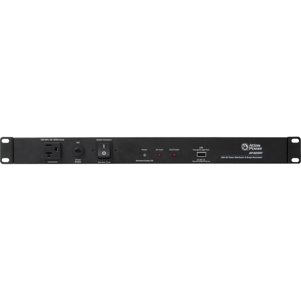 Atlas Sound 20A AC Power Distribution and AC Suppressor with Remote Activation