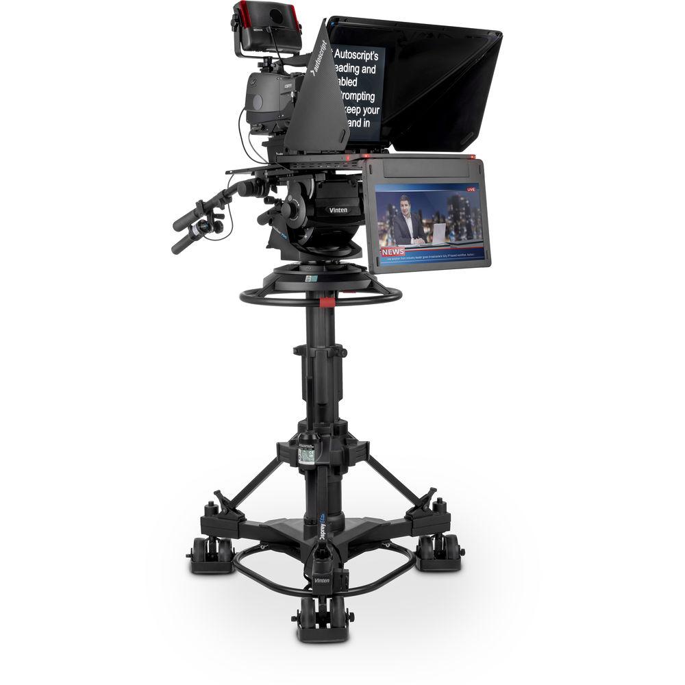 Autoscript Epic-IP On-Camera Package with 19" Prompt Monitor and Integrated 19" Talent Monitor