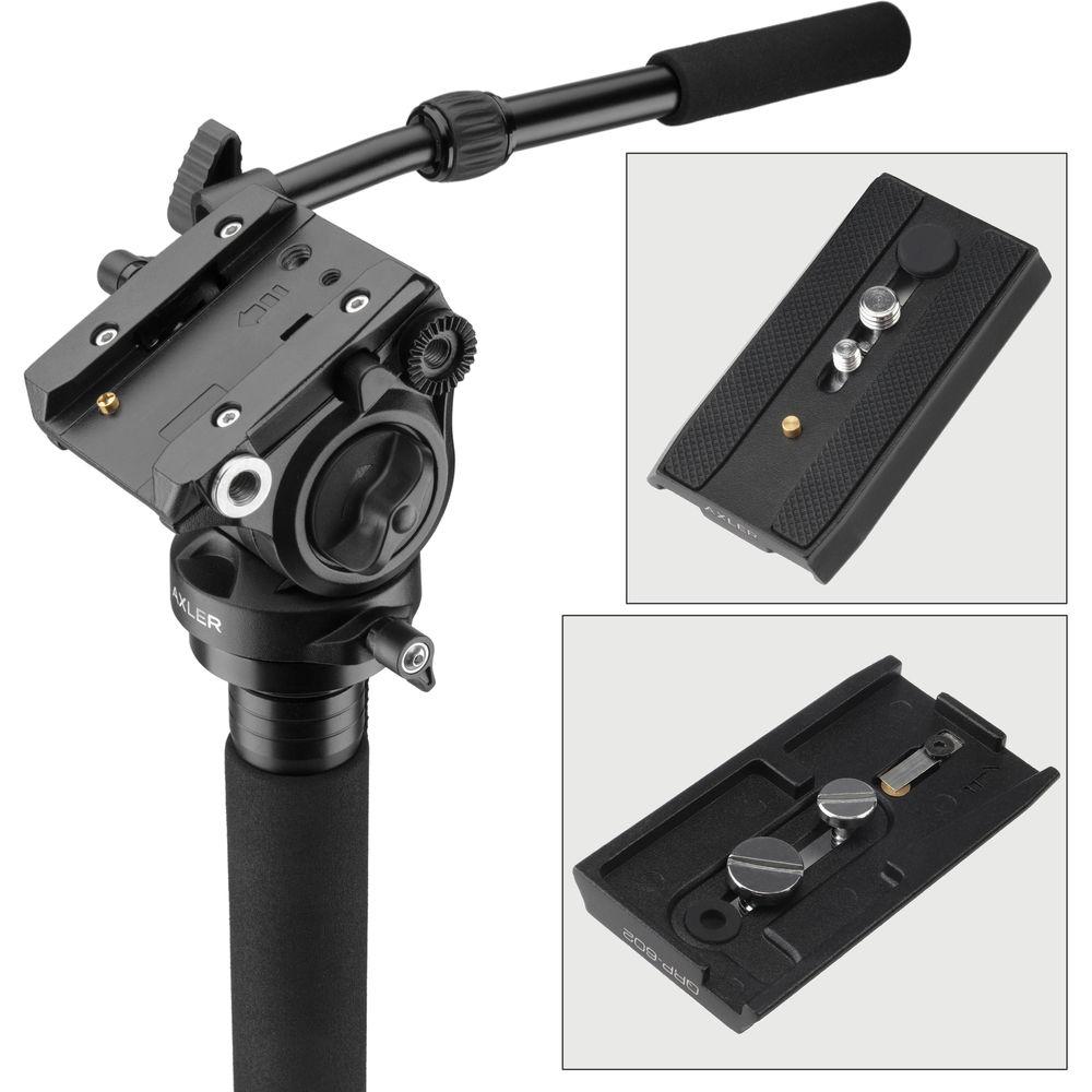 Axler VM-2370CF VH-12 Spruce Professional Video Monopod