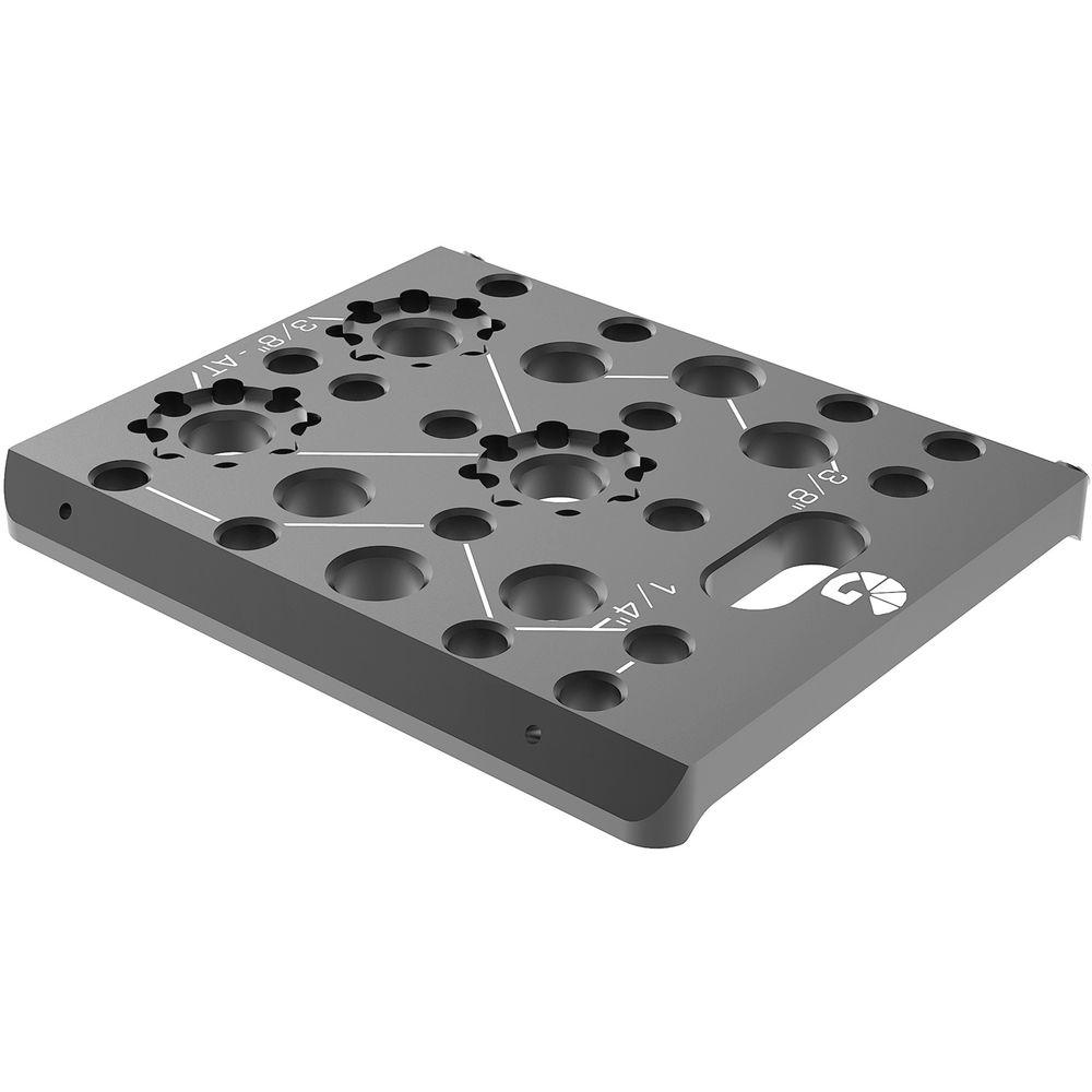 Bright Tangerine Dovetail Plate for RED DSMC2 Cameras