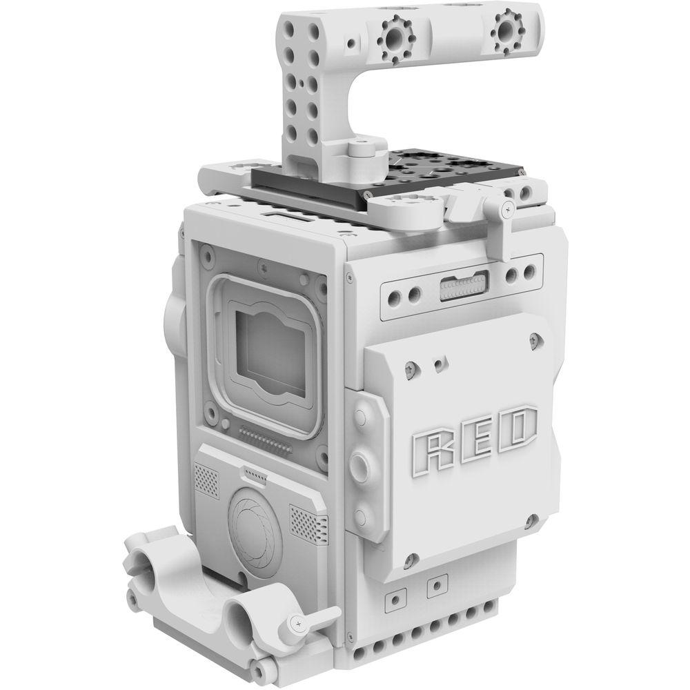 Bright Tangerine Dovetail Plate for RED DSMC2 Cameras