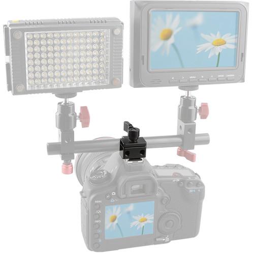 CAMVATE 15mm Rod Clamp with Shoe Mount Adapter