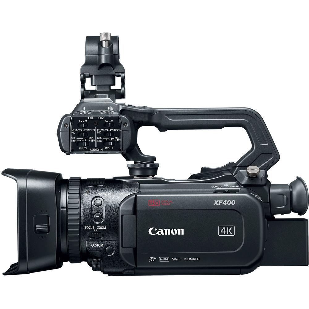 Canon XF400 UHD 4K60 Camcorder with Dual-Pixel Autofocus
