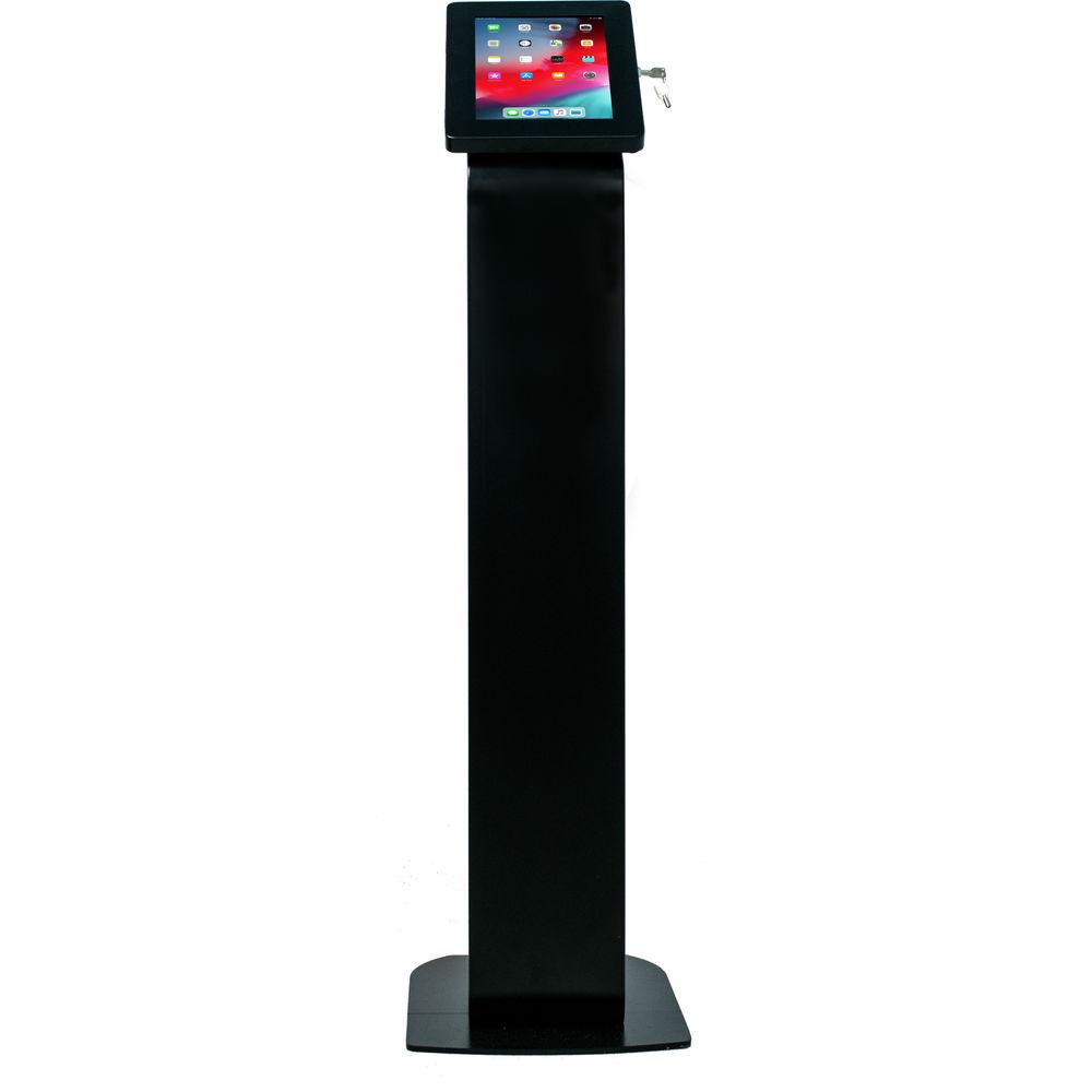 CTA Digital Premium Locking Floor Stand Kiosk for Select iPad, Galaxy, and Other 9.7-10.5" Tablets