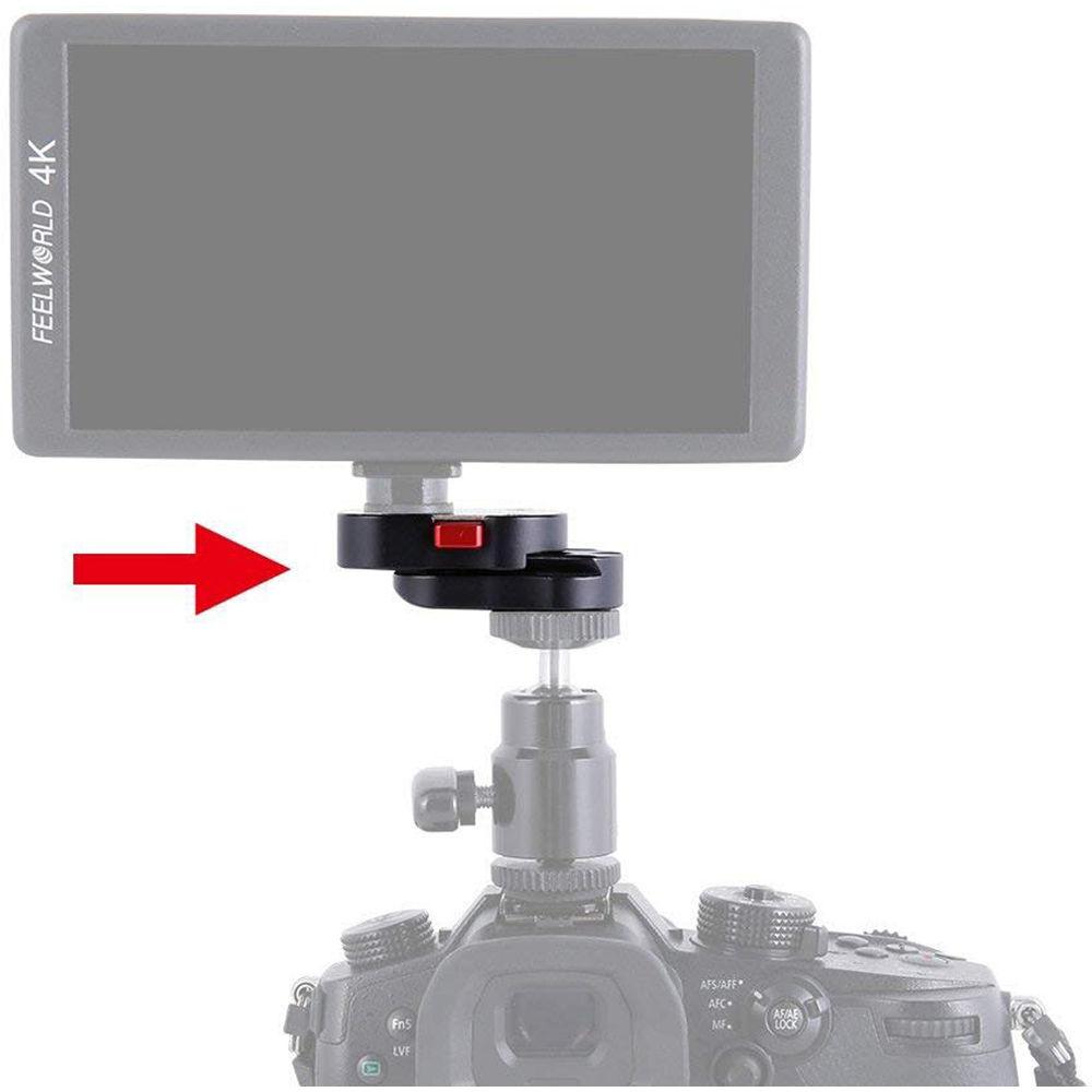 DigitalFoto Solution Limited Quick Release Mount Plate For Video Monitor Microphone LED Light