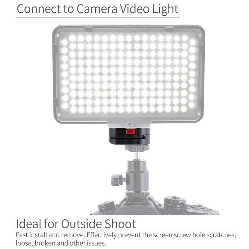 DigitalFoto Solution Limited Quick Release Mount Plate For Video Monitor Microphone LED Light