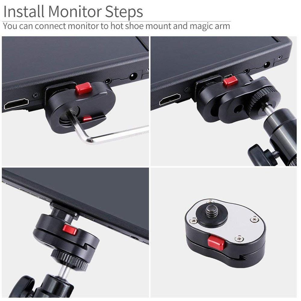 DigitalFoto Solution Limited Quick Release Mount Plate For Video Monitor Microphone LED Light