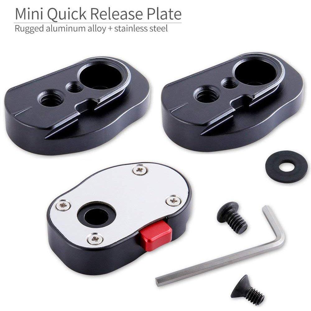 DigitalFoto Solution Limited Quick Release Mount Plate For Video Monitor Microphone LED Light
