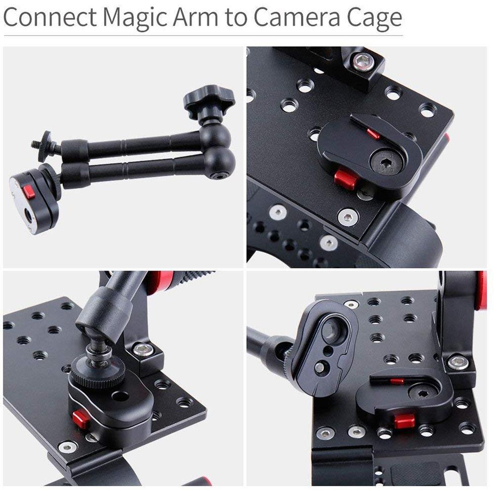 DigitalFoto Solution Limited Quick Release Mount Plate For Video Monitor Microphone LED Light