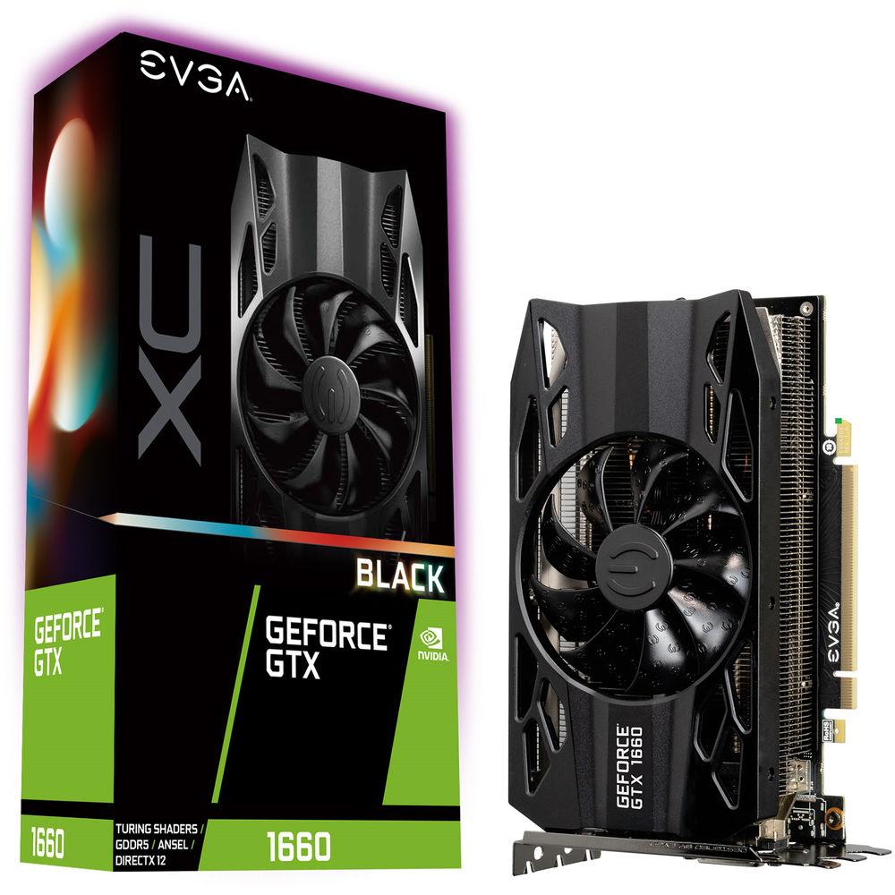 EVGA GeForce GTX 1660 XC Black Gaming Graphics Card