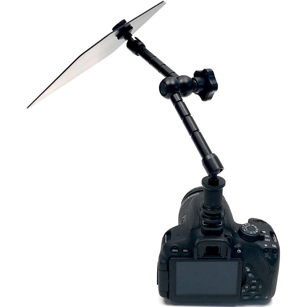 Glide Gear Camera Lens Shade with 11" Articulating Arm