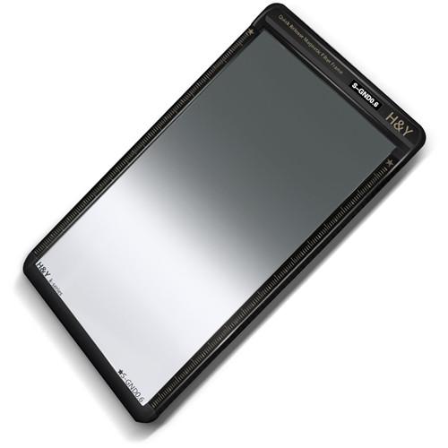 H&Y Filters 100 x 150mm K-Series Soft-Edge Graduated Neutral Density 0.6 Filter w Quick Release Magnetic Filter Frame