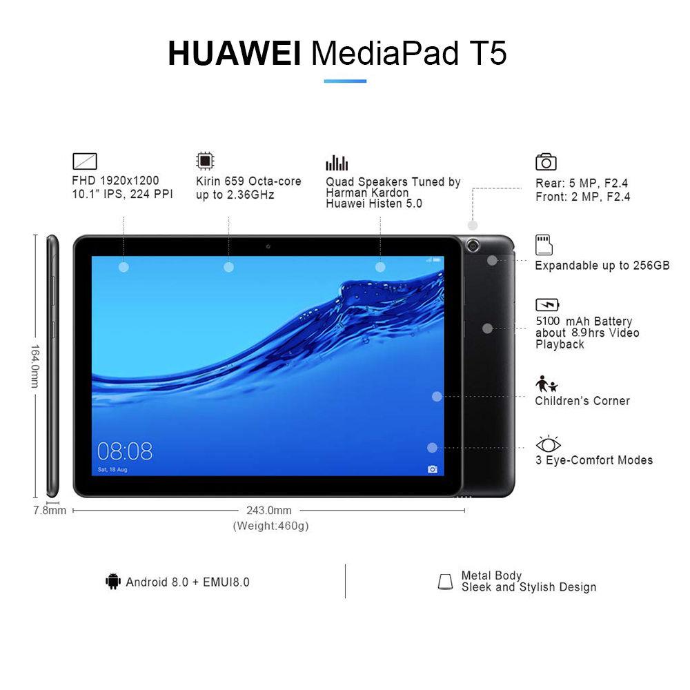 Huawei 10.1" Mediapad T5 16GB Tablet