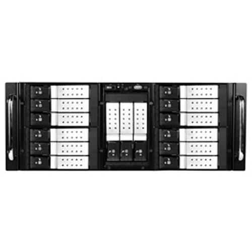 iStarUSA D410-DE15SL 10-Bay Stylish Storage Server Rackmount & 15 x 3.5" Trayless Hotswap Chassis Kit