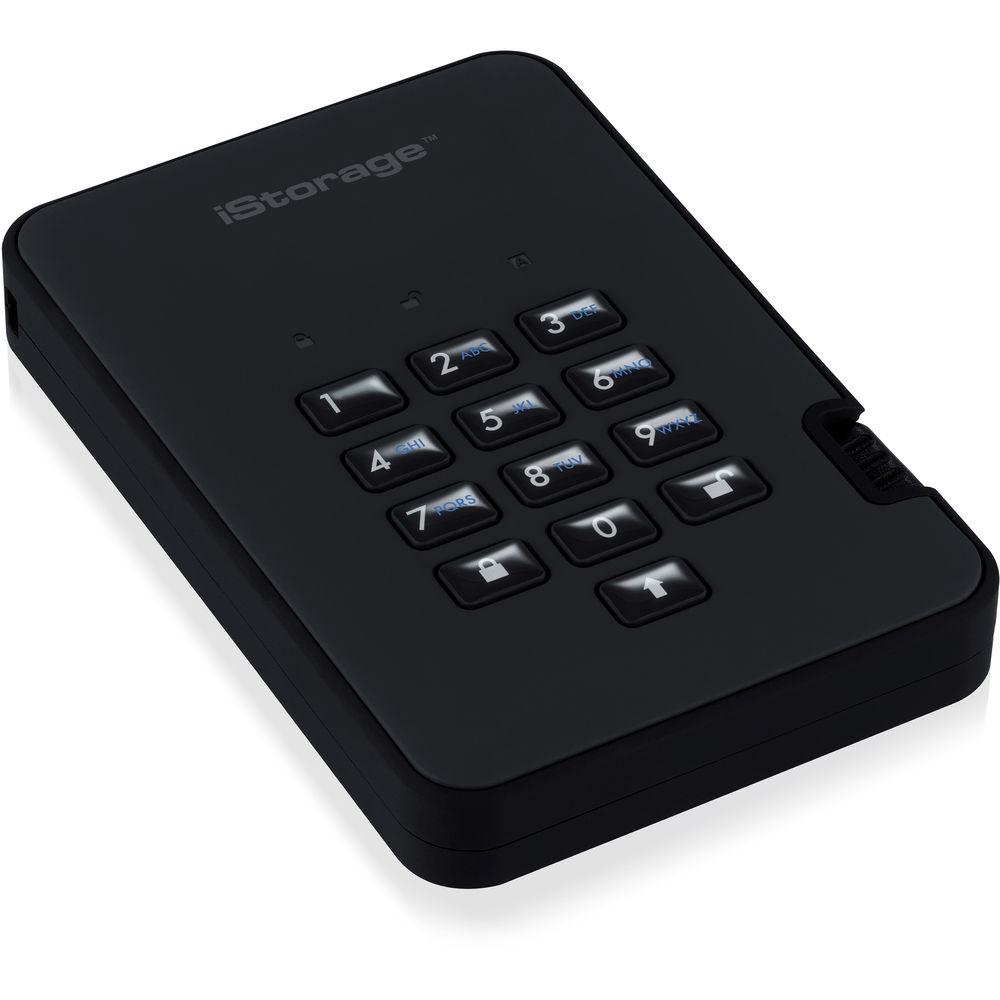 Istorage 3TB diskAshur2 USB 3.1 Encrypted Portable HDD