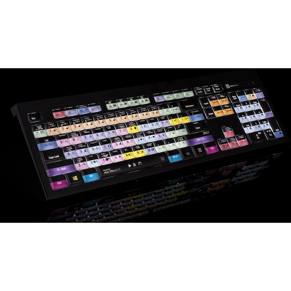 LogicKeyboard Astra Series Adobe After Effects CC Backlit Windows Keyboard