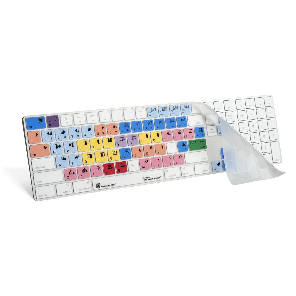 LogicKeyboard Avid Media Composer Cover for Apple Magic Keyboard with Numeric Keypad