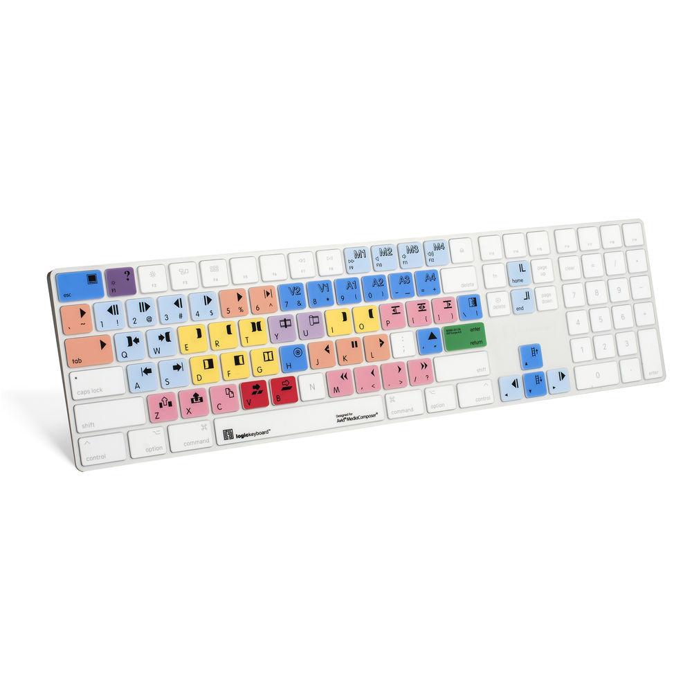 LogicKeyboard Avid Media Composer Cover for Apple Magic Keyboard with Numeric Keypad