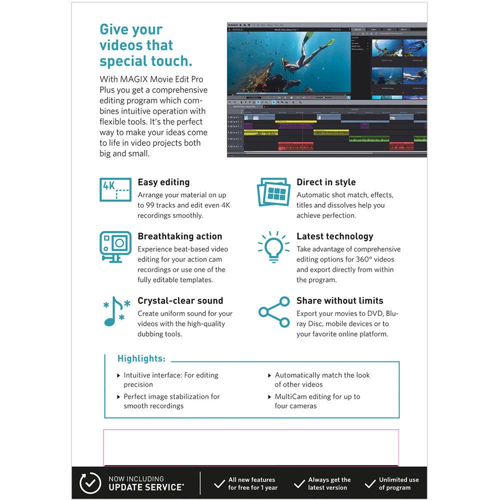 MAGIX Entertainment Movie Edit Pro Plus 2019