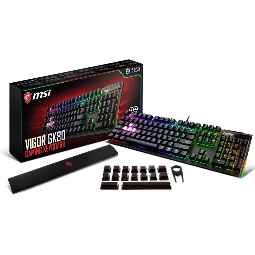 MSI Vigor GK80 Backlit Mechanical Keyboard
