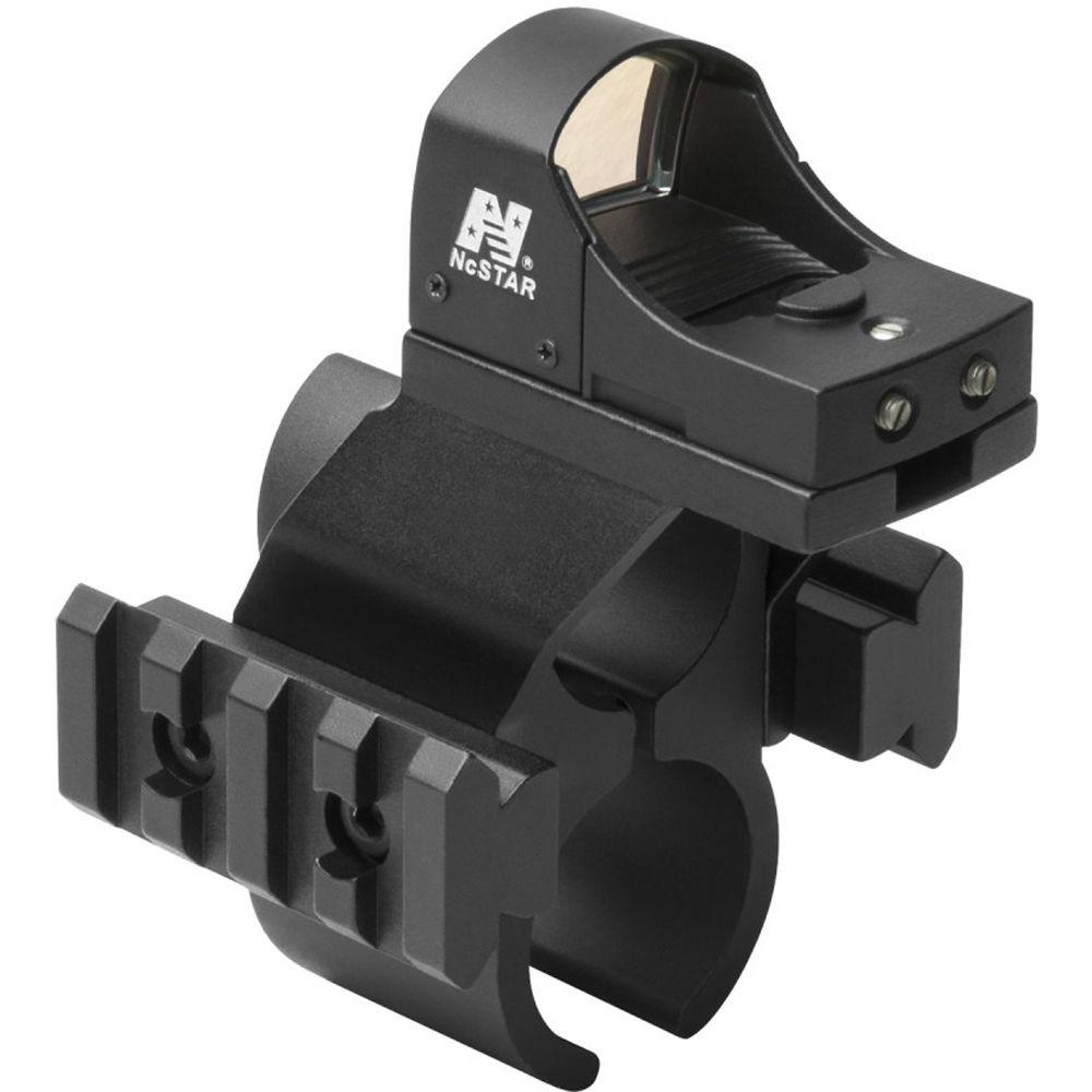 NcSTAR Barrel & Magazine Rail Mount and Green Micro-Dot Sight Combo for Mossberg 500 590