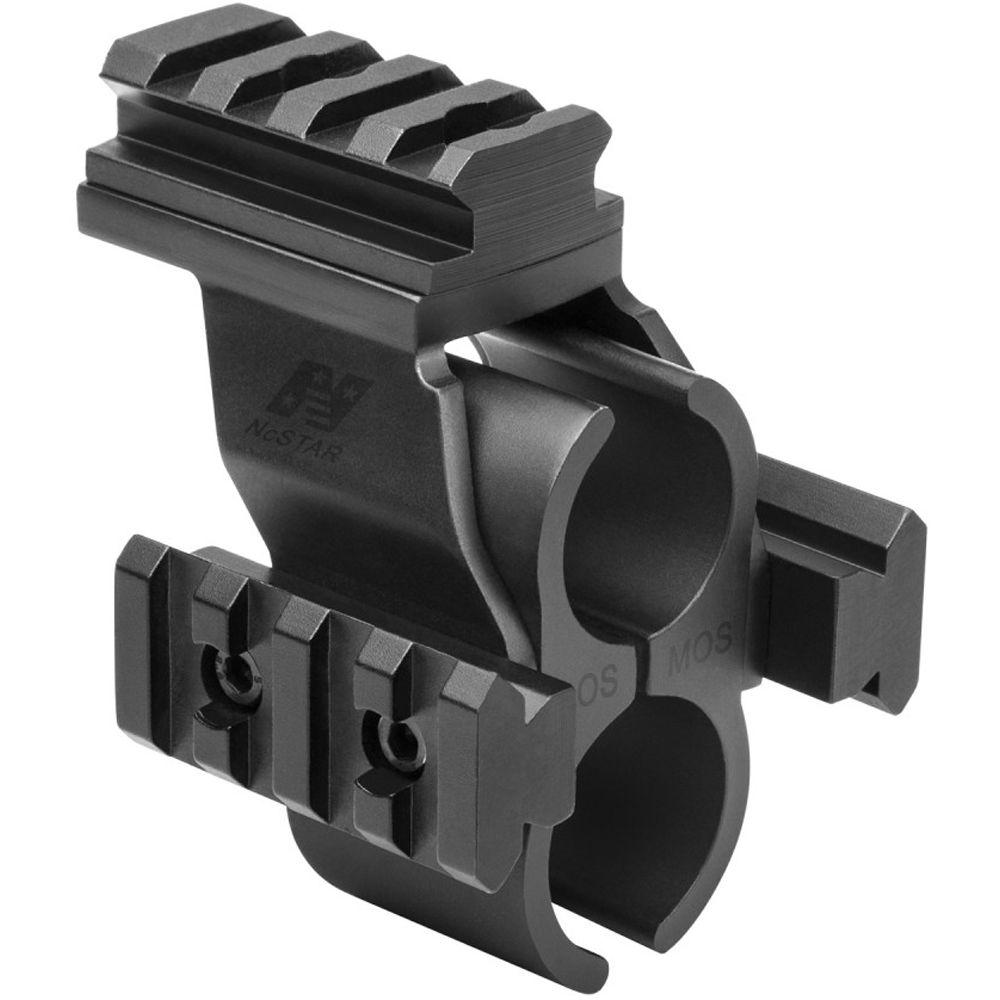 NcSTAR Barrel & Magazine Rail Mount and Green Micro-Dot Sight Combo for Mossberg 500 590