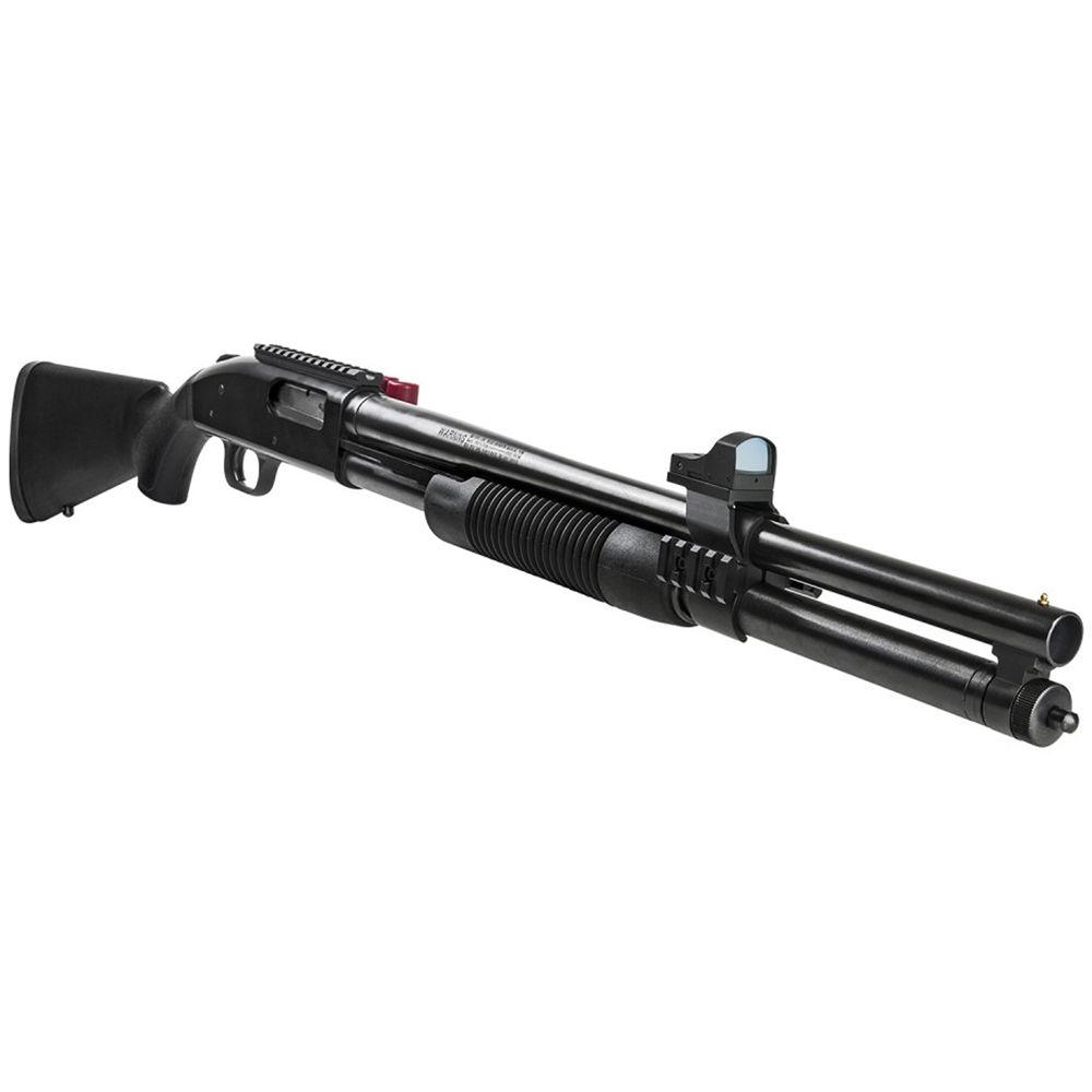 NcSTAR Barrel & Magazine Rail Mount and Green Micro-Dot Sight Combo for Mossberg 500 590