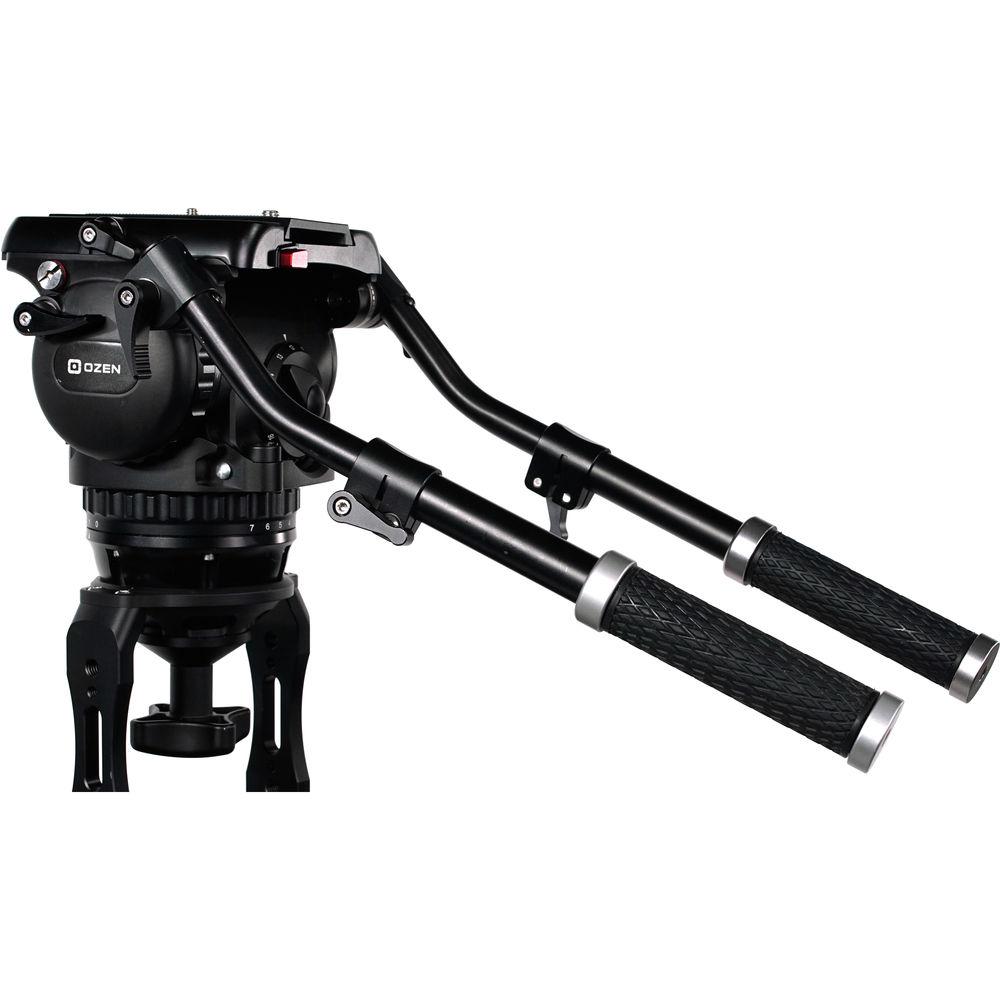 OZEN 100CF2HD 100mm Carbon Fiber Tripod & Agile 20S Fluid Head System