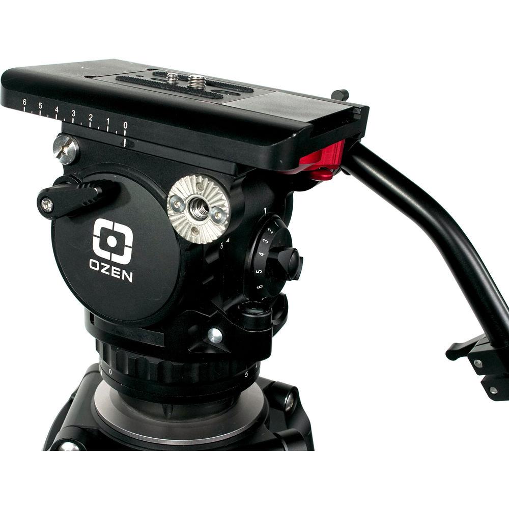 OZEN 75AL2 75mm Aluminum Tripod & Agile 8 Fluid Head System