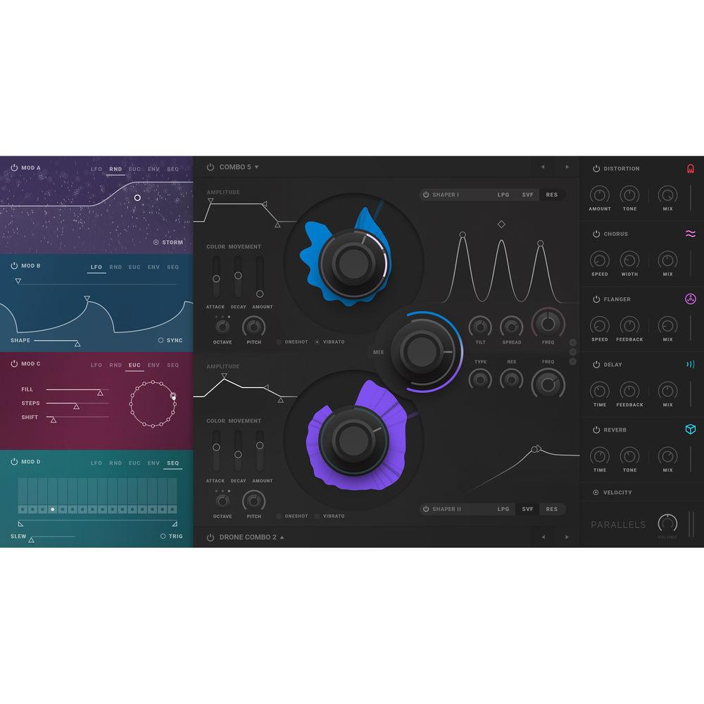 Softube Parallels - Dual Granular-Source Synthesizer Plug-In
