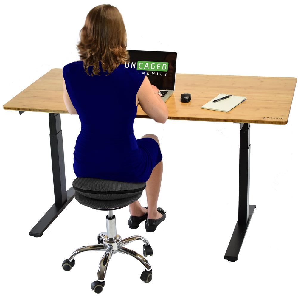 Uncaged Ergonomics Wobble Stool Air Rolling Balance Chair