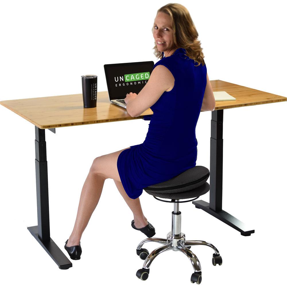 Uncaged Ergonomics Wobble Stool Air Rolling Balance Chair